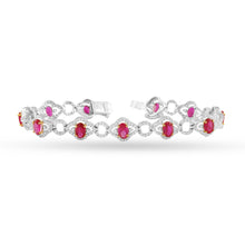 Load image into Gallery viewer, Red Tennis Bracelet - Saivi Jewels
