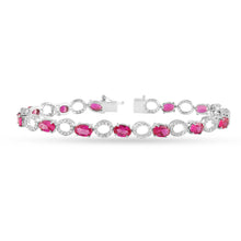 Load image into Gallery viewer, Red Tennis Bracelet - Saivi Jewels
