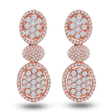 Load image into Gallery viewer, Icy Inside Oval Danglers - Saivi Jewels
