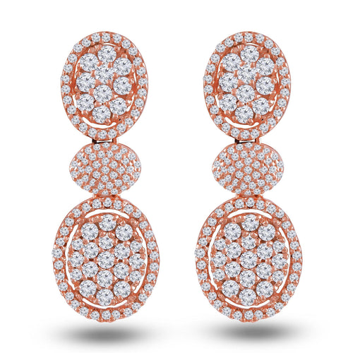 Icy Inside Oval Danglers - Saivi Jewels