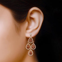 Load image into Gallery viewer, The Autumn Chandelier Earrings - Saivi Jewels
