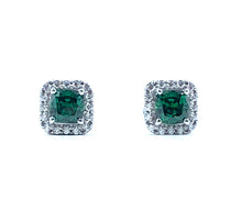 Load image into Gallery viewer, The Cushion cut Studs - small
