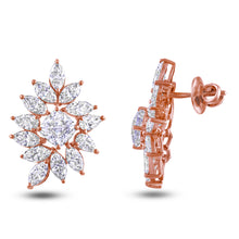 Load image into Gallery viewer, Icy Golden Cluster Earrings (Type 2)
