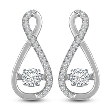 Load image into Gallery viewer, The S &amp; 8 earring - Dancing Zirconia™
