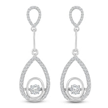 Load image into Gallery viewer, The dangling drop earrings - Dancing Zirconia™
