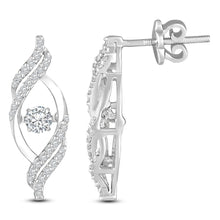 Load image into Gallery viewer, The curves &amp; swirls dangler - Dancing Zirconia™
