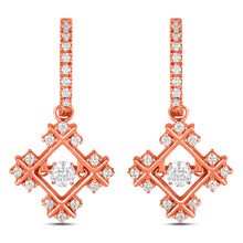 Load image into Gallery viewer, The Cross &amp; Zero earrings - Dancing Zirconia™
