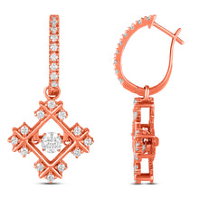 Load image into Gallery viewer, The Cross &amp; Zero earrings - Dancing Zirconia™
