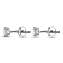 Load image into Gallery viewer, Solitaire studs - Cushion Cuts
