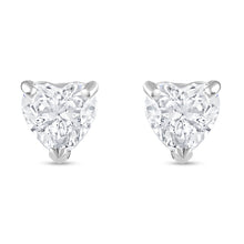 Load image into Gallery viewer, Solitaire studs - Heart
