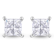 Load image into Gallery viewer, Solitaire studs - Princess
