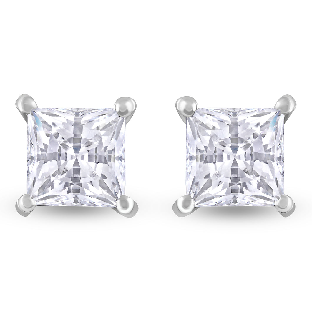 Solitaire studs - Princess