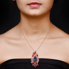 Load image into Gallery viewer, Fiery &amp; Serene pendant
