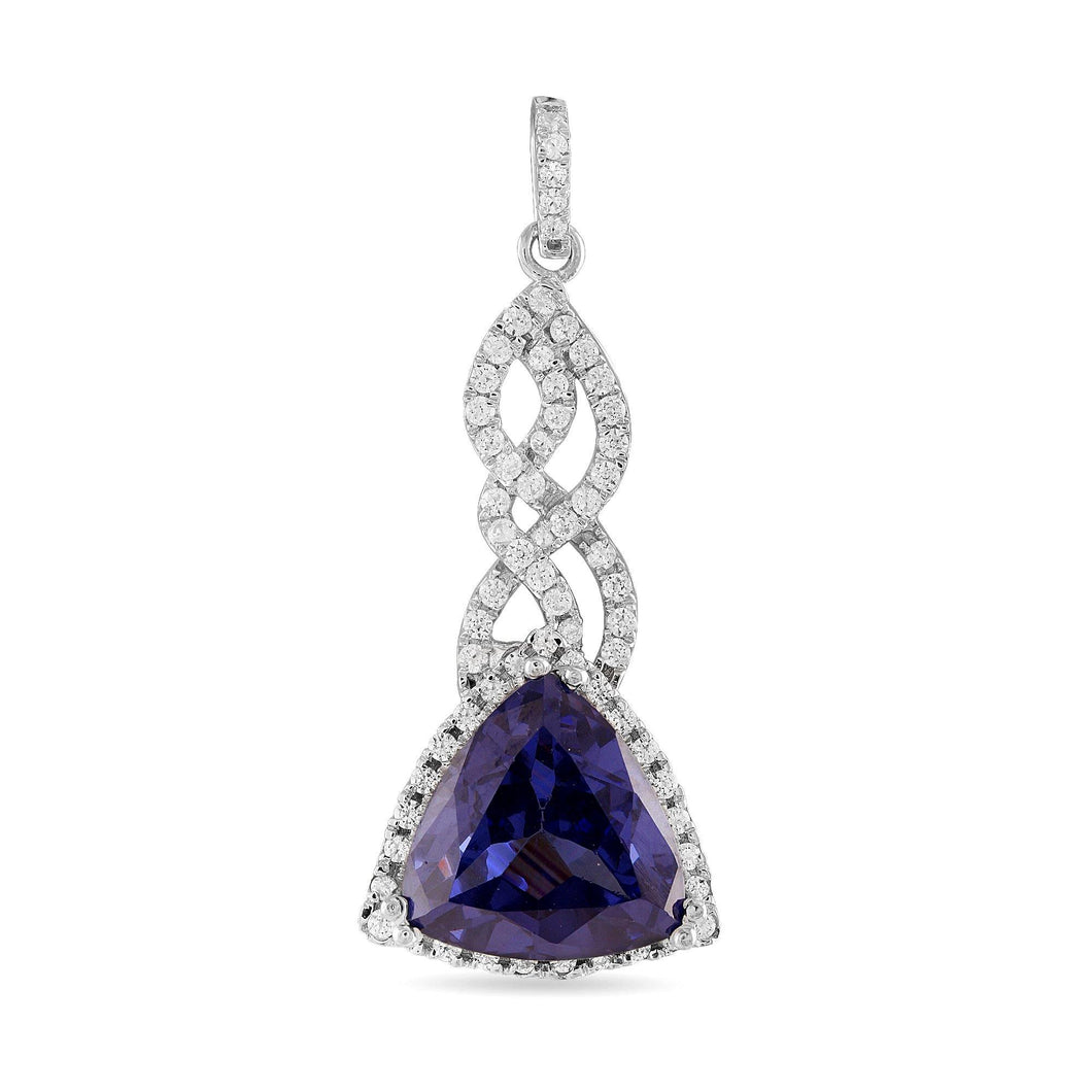 Admiral Blue-Stone Pendant - Saivi Jewels