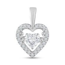 Load image into Gallery viewer, Heart Pendant - Dancing Zirconia™
