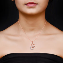 Load image into Gallery viewer, The Coupled Hearts Pendant
