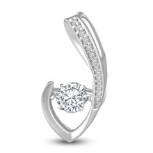 Load image into Gallery viewer, The Dainty Pendant - Dancing Zirconia™
