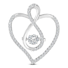 Load image into Gallery viewer, The HeartDrop pendant - Dancing Zirconia™
