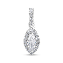 Load image into Gallery viewer, The Evergreen Marquise Halo - Pendant
