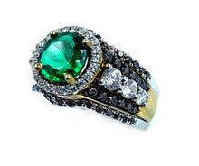 Load image into Gallery viewer, The Sublime Tricolour Ring - Saivi Jewels
