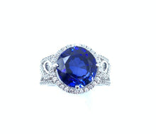 Load image into Gallery viewer, The studded navy blue ring
