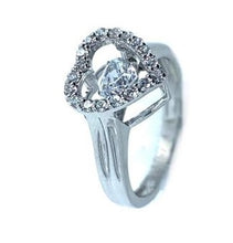 Load image into Gallery viewer, Heart Ring - Dancing Zirconia™
