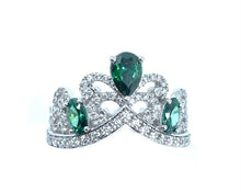 Load image into Gallery viewer, The Oval Drop Tiara Ring
