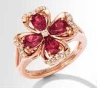 The Flower Drop Ring - Saivi Jewels