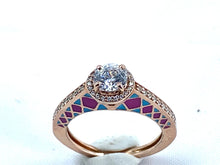 Load image into Gallery viewer, The Solitaire boldened with enamel
