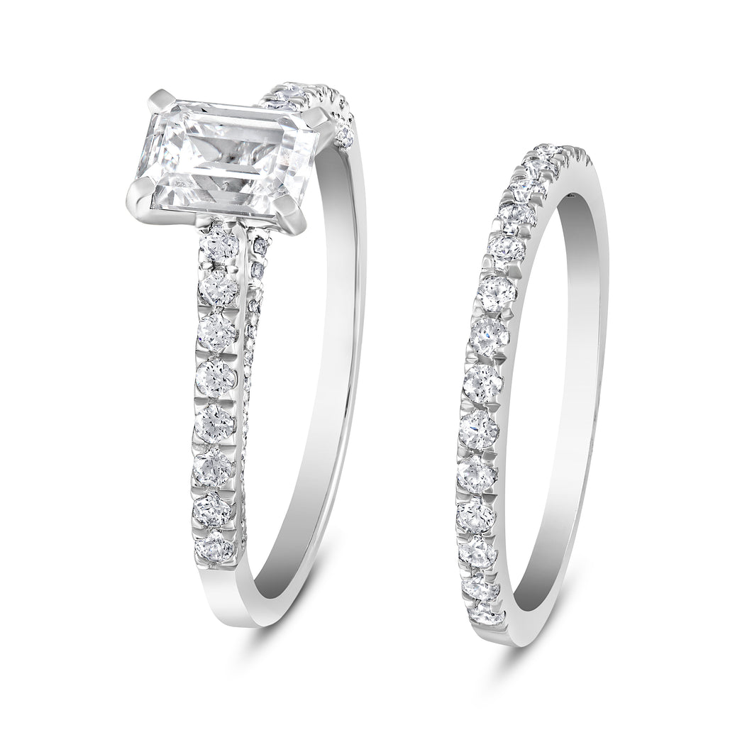 The Esme Ring - Emerald Cut Shape