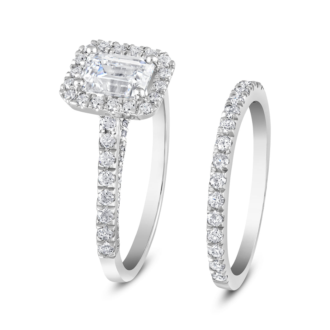 The Darlene Ring - Emerald Cut Shape