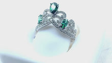 Load and play video in Gallery viewer, The Oval Drop Tiara Ring
